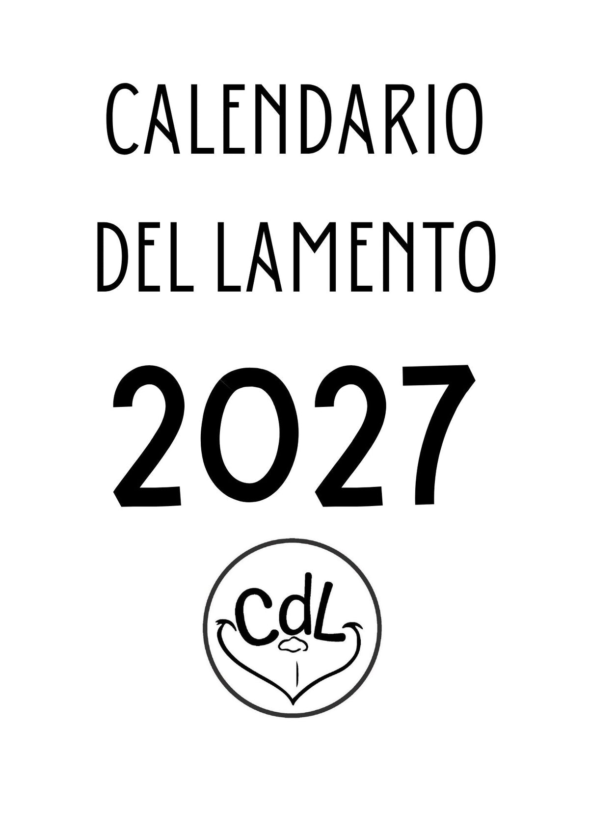 Anteprima Calendario 2027