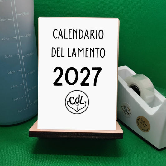Calendario del Lamento 2027 PLUS - senza supporto