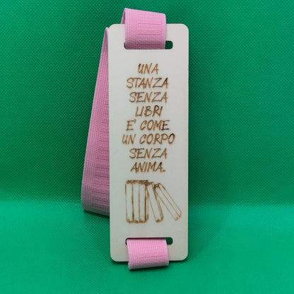 Segnalibro Segna-Lamento.  Una stanza senza libri...
