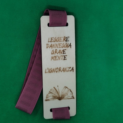 Segna-Lamento. Leggere danneggia gravemente l'ignoranza