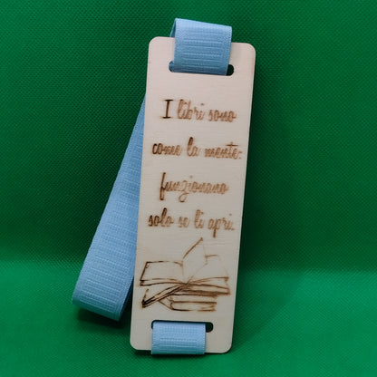 Segnalibro Segna-Lamento.  I libri sono come la mente...